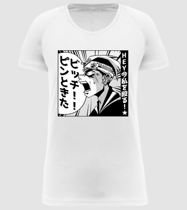 Cap Anime Manga model alb pe tricou
