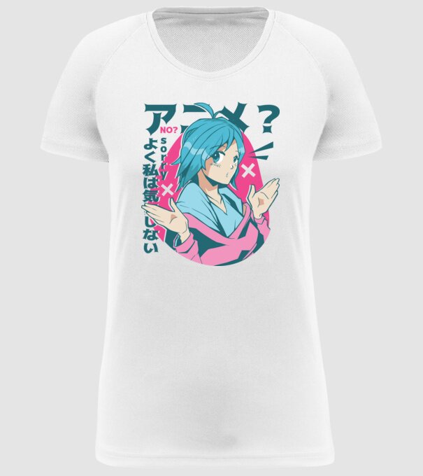 Tricou Anime model alb pe tricou