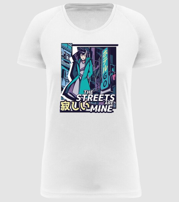Anime Vaporwave benzi desenate model alb pe tricou