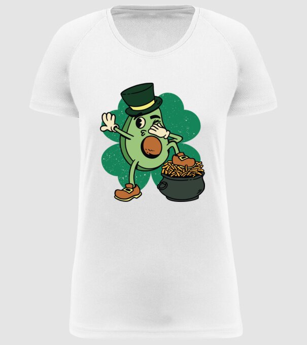 Avocado St. Patrick DAB model alb pe tricou