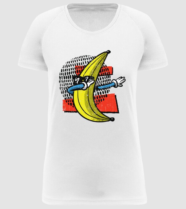 Banană DAB model alb pe tricou