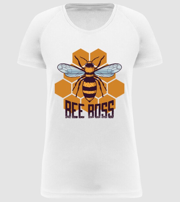 Bee Boss Șef Apicultor model alb pe tricou