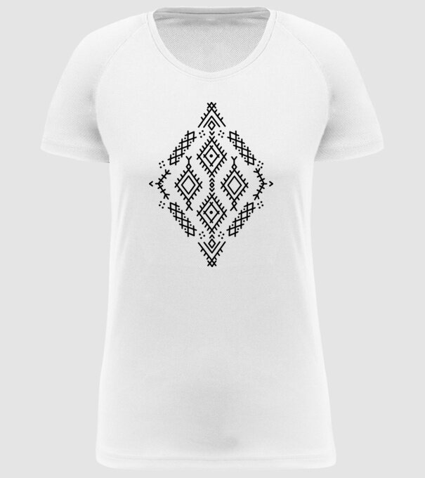 Berbere Symbol model alb pe tricou