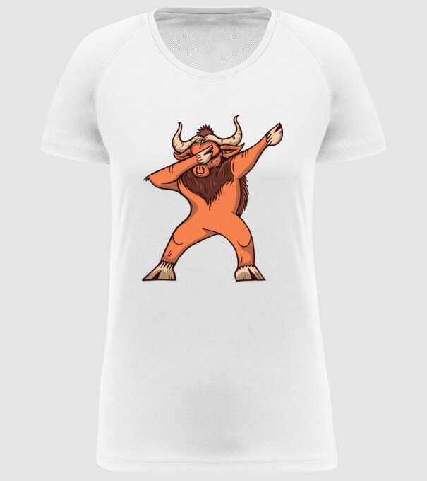 Bivol DAB model alb pe tricou