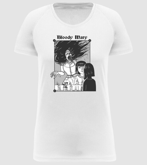 Bloody Mary model alb pe tricou