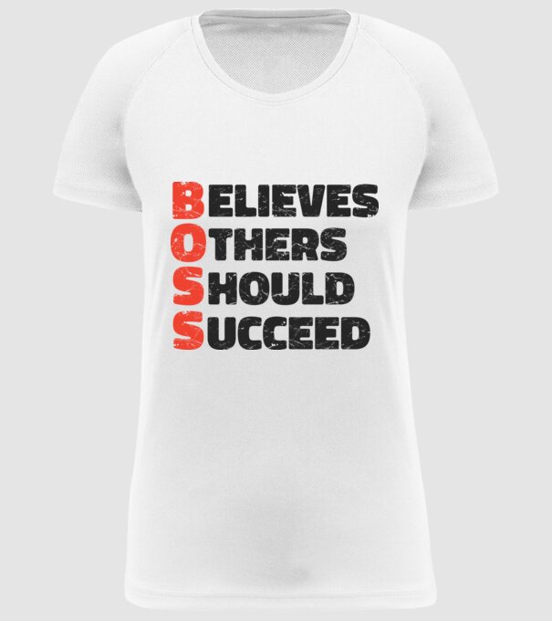 BOSS Șef model alb pe tricou