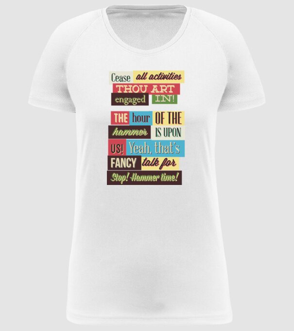 Cease all activities thou art engaged in model alb pe tricou
