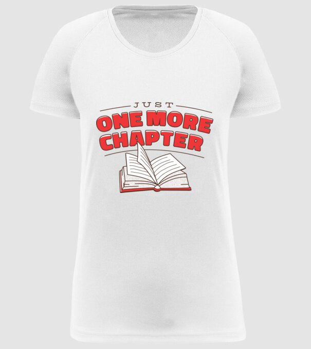 Doar încă un capitol model alb pe tricou