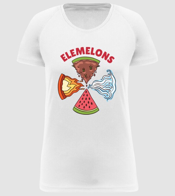 Elemente pepene model alb pe tricou