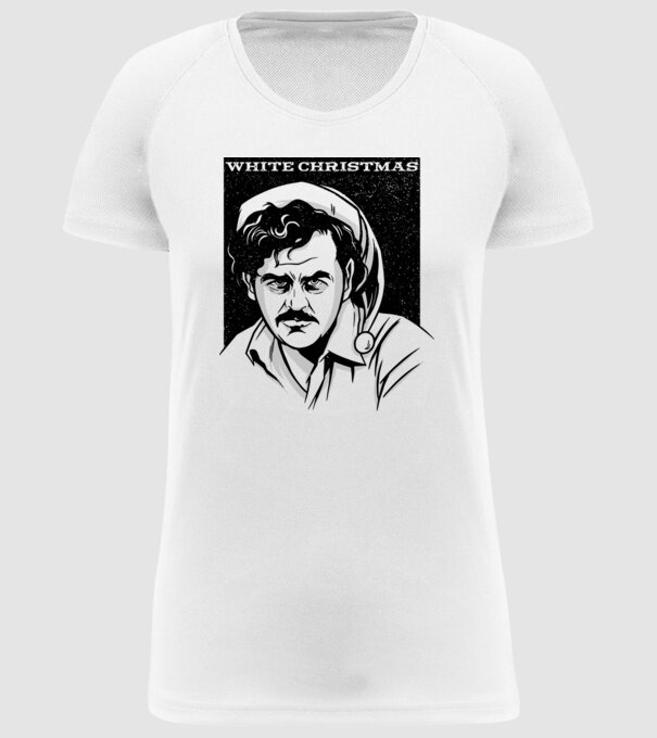 Crăciun alb cu Pablo model alb pe tricou