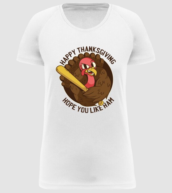 Happy Thanksgiving - Hope you like Ham model alb pe tricou
