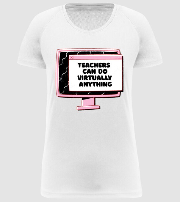 Home Office Pentru profesori model alb pe tricou