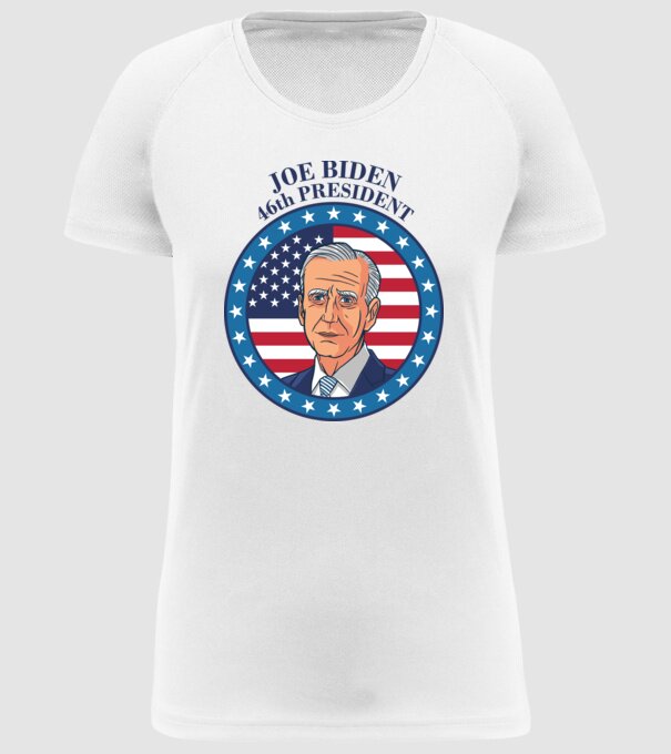 Joe Biden cel de-al 46-lea președinte al SUA model alb pe tricou