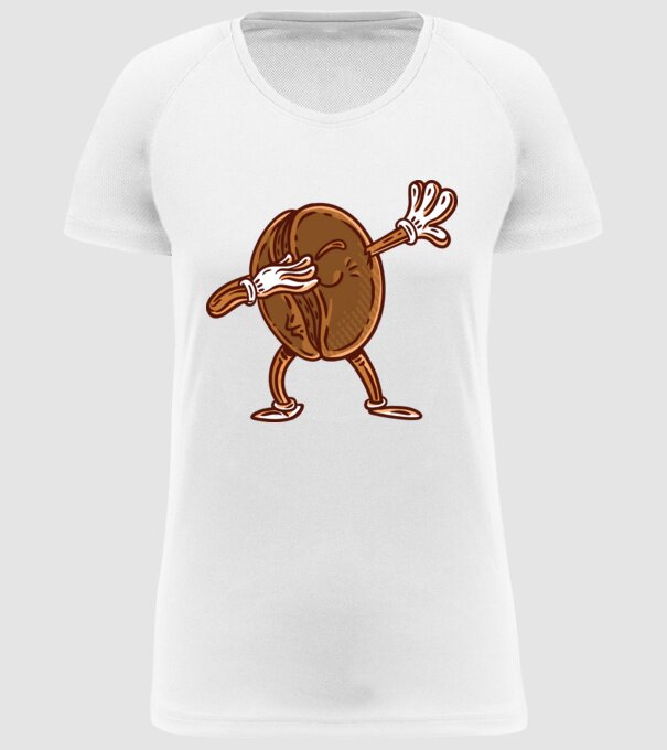 Cafea DAB model alb pe tricou