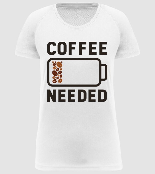 Am nevoie de cafea model alb pe tricou