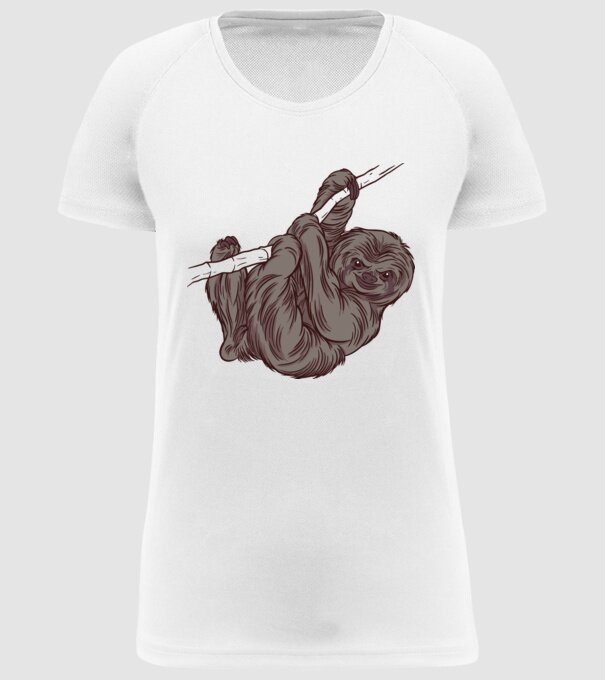 Leneș model alb pe tricou