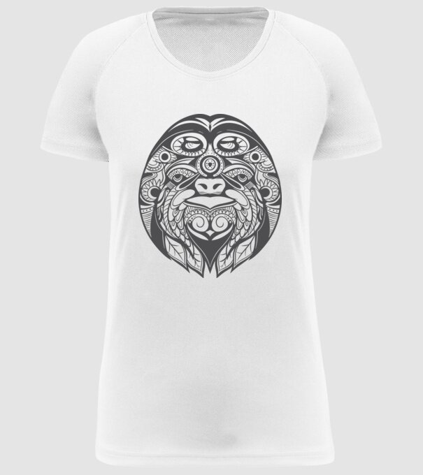Motiv Leneș model alb pe tricou