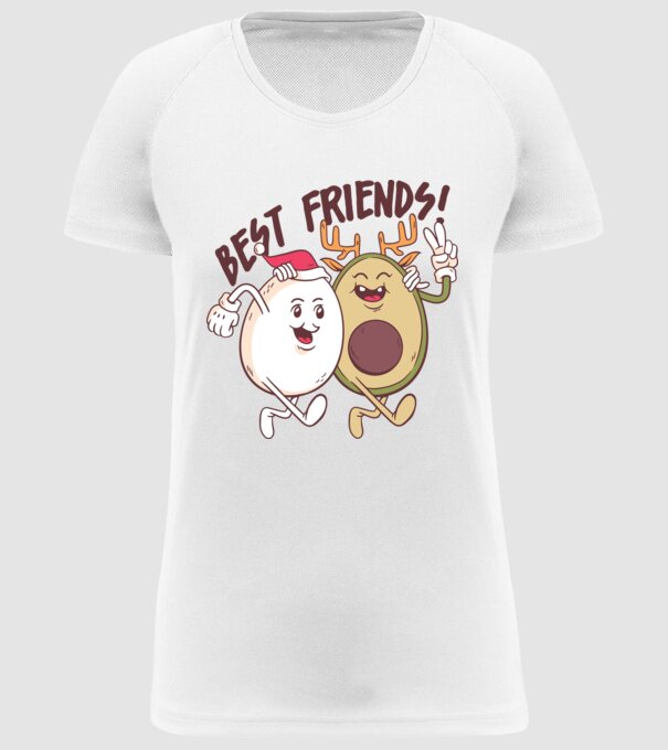 Cei mai buni prieteni vegan model alb pe tricou