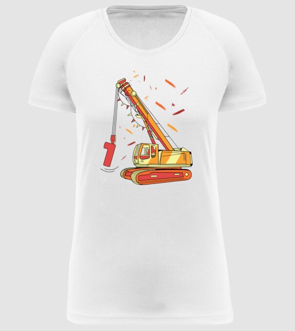 Prindere 1st Birthday model alb pe tricou