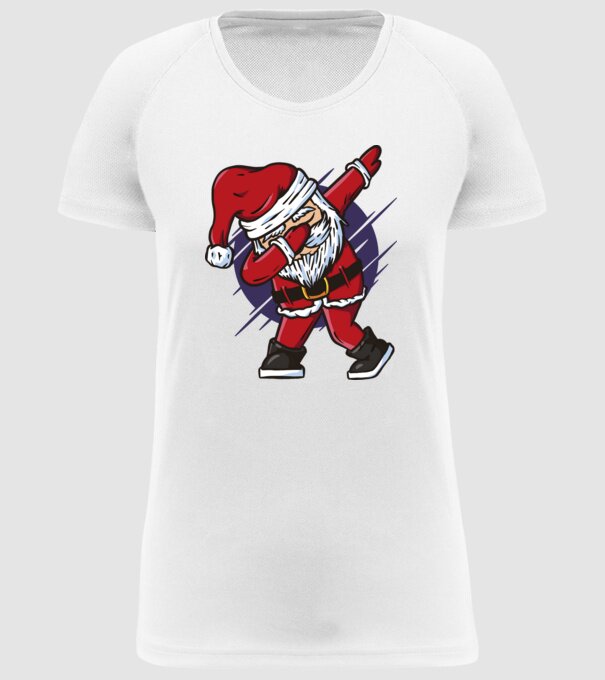 Moș Crăciun DAB model alb pe tricou