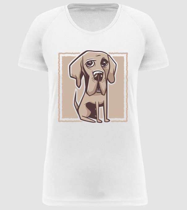 Câine Mastiff german model alb pe tricou