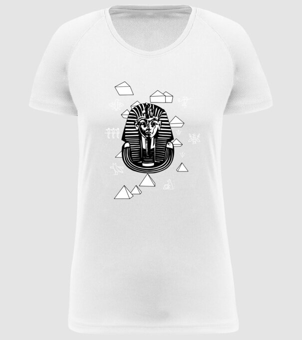 Egiptul Antic Faraon model alb pe tricou
