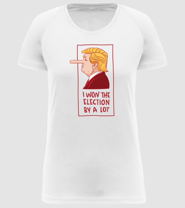 Pinocchio Trump model alb pe tricou