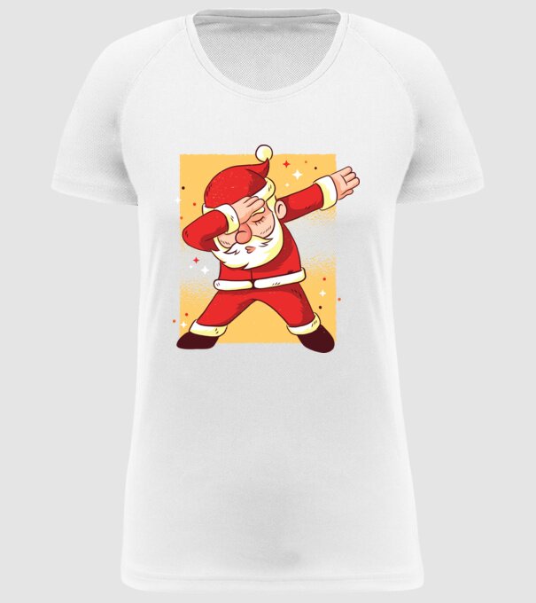 Santa DAB Moș Crăciun model alb pe tricou