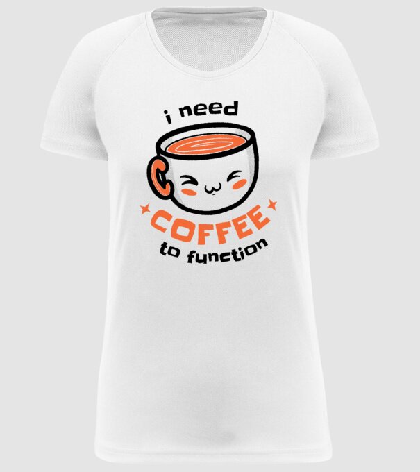 Am nevoie de cafea model alb pe tricou