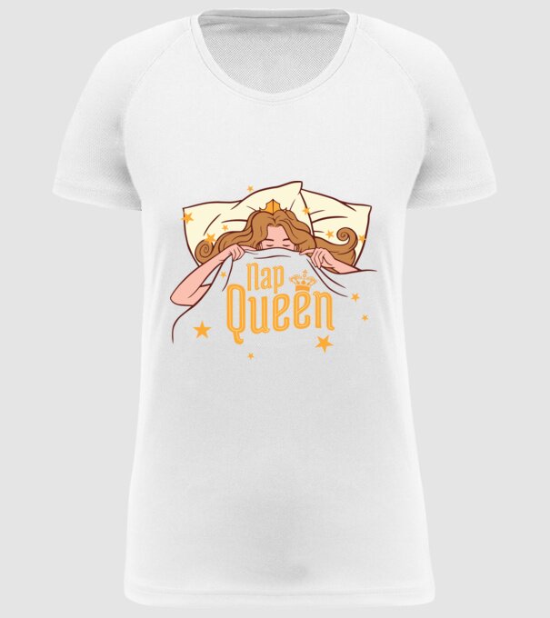Regina somnului model alb pe tricou