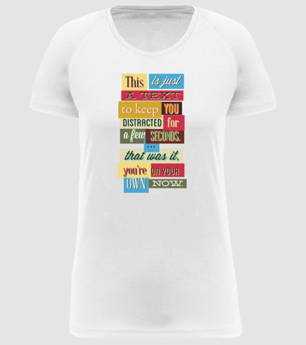 This is just a text to keep you distracted model alb pe tricou