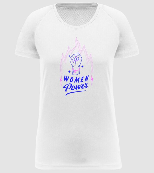 Women Power Ziua Femeii model alb pe tricou