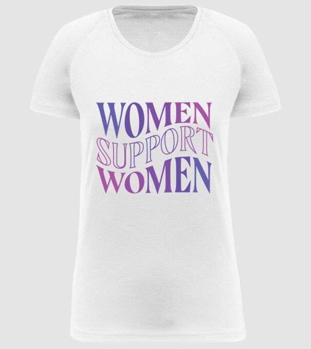 Women Support Women Ziua Femeilor model alb pe tricou