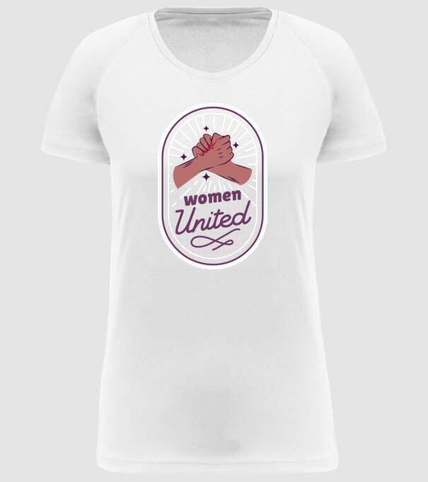 Women United Ziua femeii model alb pe tricou