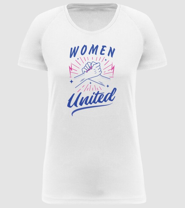 Women United tricou Ziua Femeii model alb pe tricou