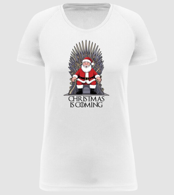 Christmas is Coming Alb model alb pe tricou