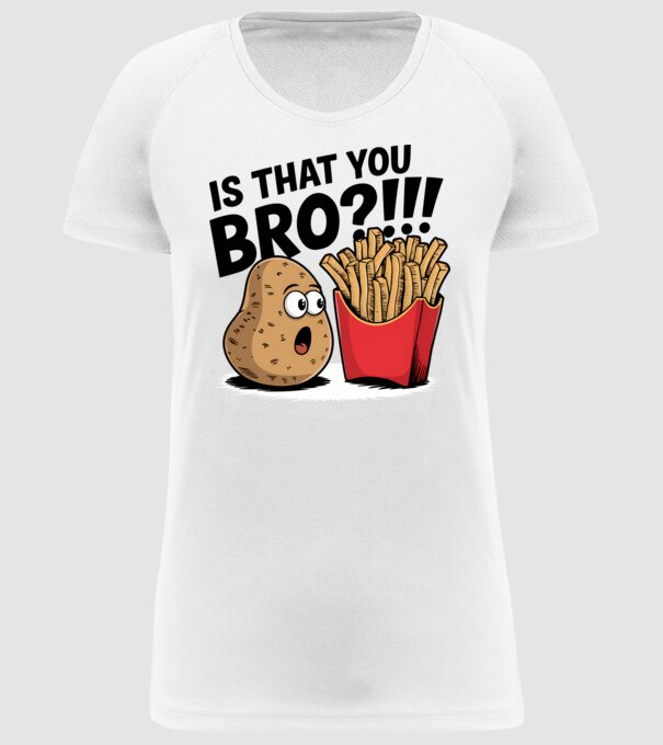Is that you BRO?!! Alb model alb pe tricou