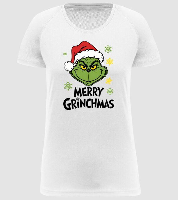 Merry Grinchmas Alb model alb pe tricou