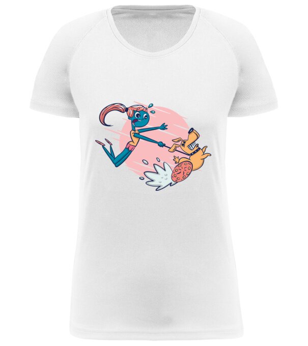  model  pe tricou