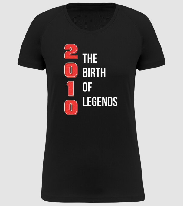 2010 the birth of legends model negru pe tricou