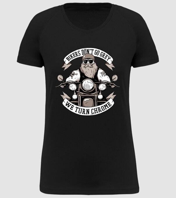 Motocicliștii nu devin cărunți model negru pe tricou
