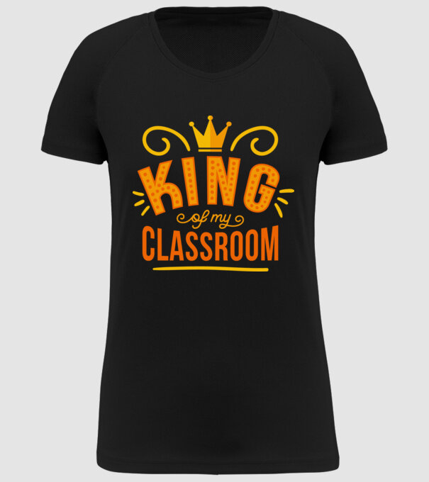 Regele clasei model negru pe tricou