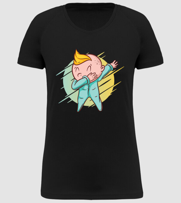 Bebe DAB model negru pe tricou