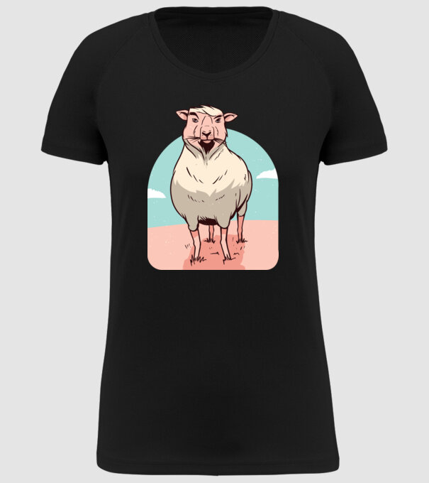 Miel Șobolan model negru pe tricou