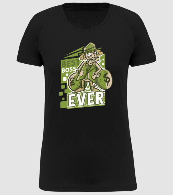 Best Boss Ever - Cel mai bun șef model negru pe tricou