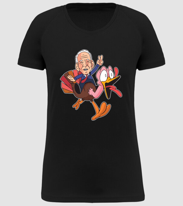 Biden Thanksgiving model negru pe tricou