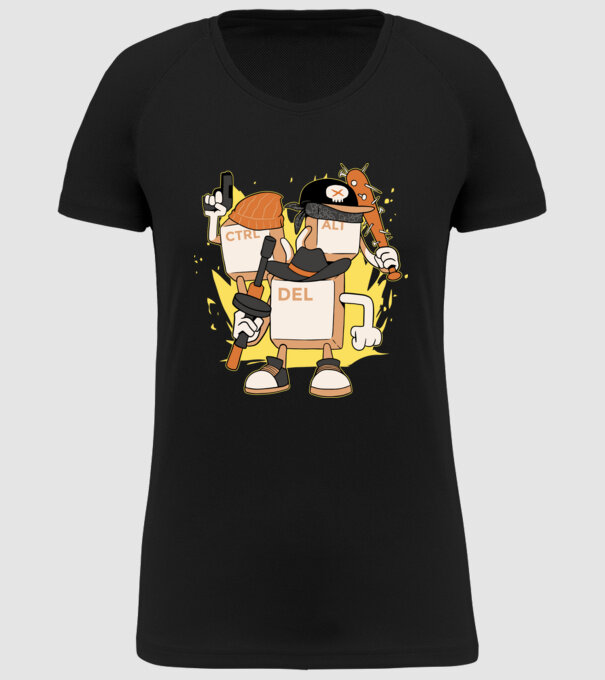Mafie tastatură model negru pe tricou