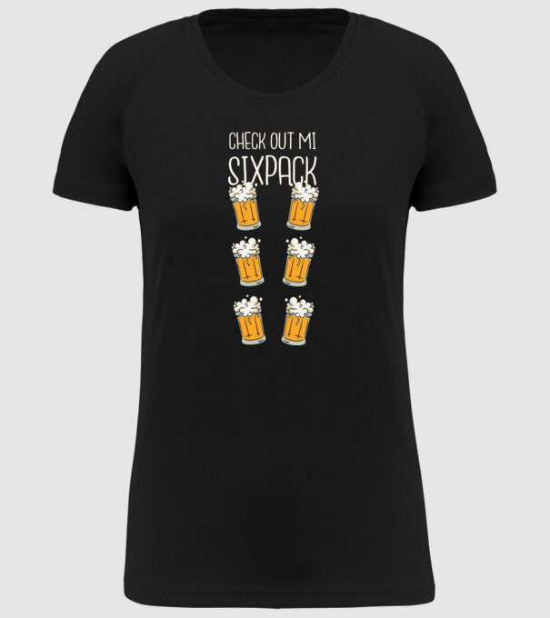 Check out my Six Pack Sörös model negru pe tricou