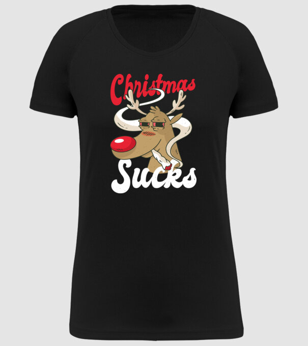 Christmas Sucks - Urăsc Crăciunul Crăciunul model negru pe tricou
