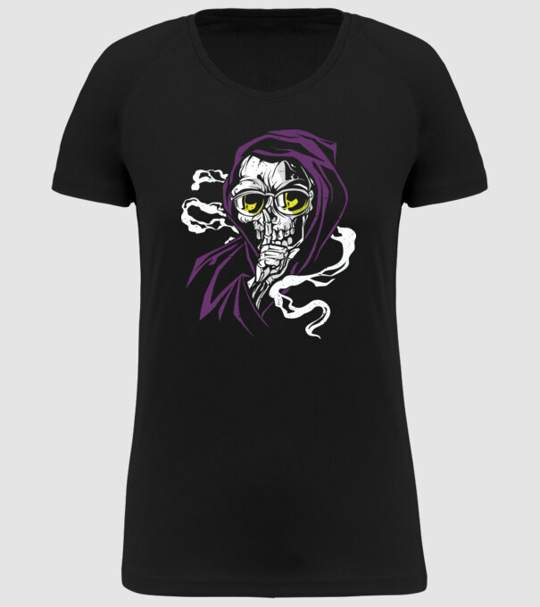 Ucigaș tăcut model negru pe tricou